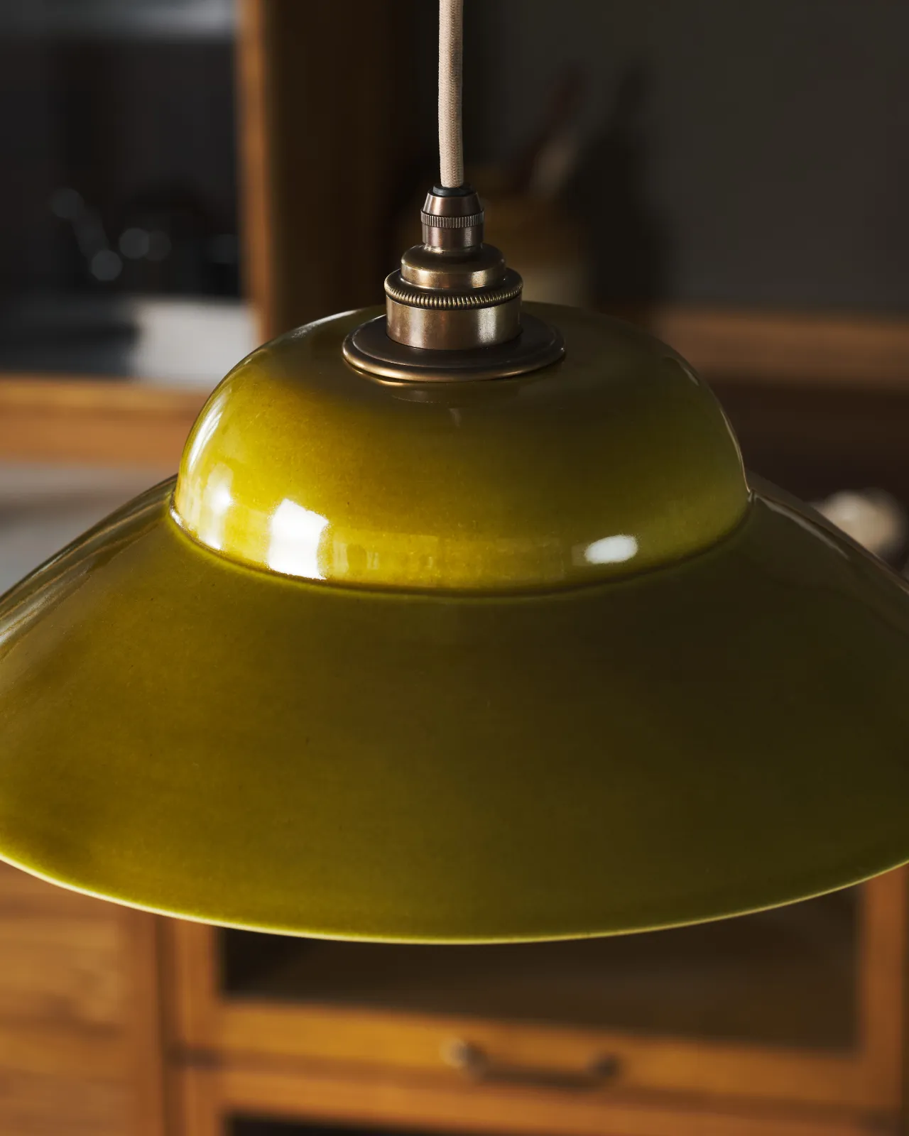 The Chartreuse Bonnet Pendant Light | deVOL Kitchens